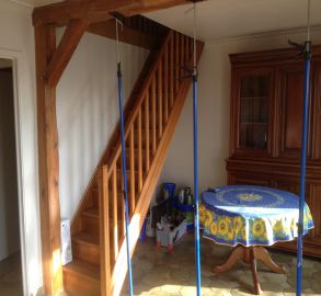Rénovation escalier en bois maison individuelle St Jean du Cardonnay