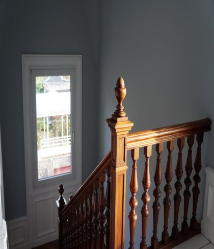 Rénovation cage d‘escalier + Maître en couleur maison de Maître St Adresse