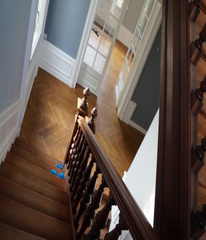 Rénovation escalier + Maître en couleur maison de Maître St Adresse